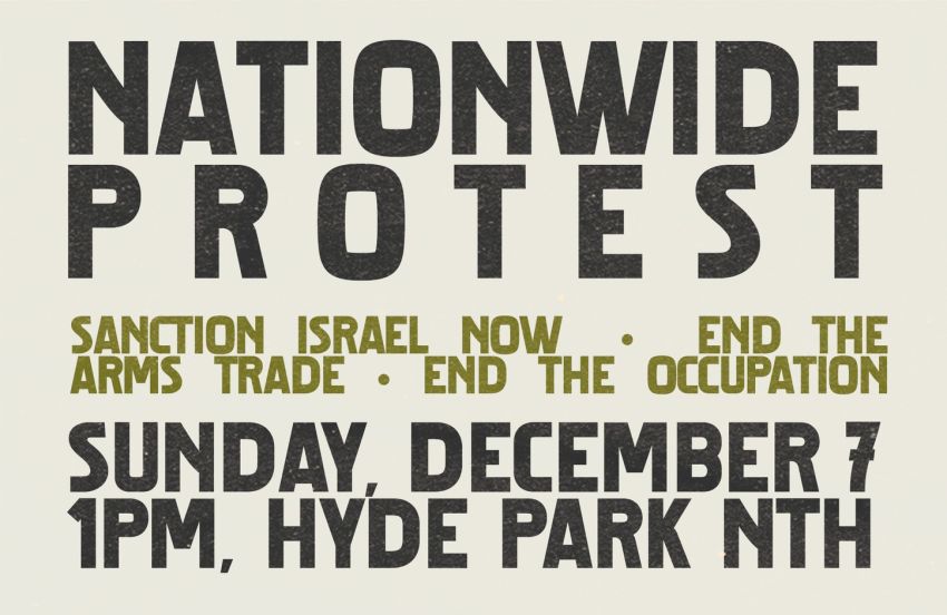 Graphic for event Nationwide March for Palestine, 07/12/2025, Archibal Fountain, Hyde Park North, Gadigal Country