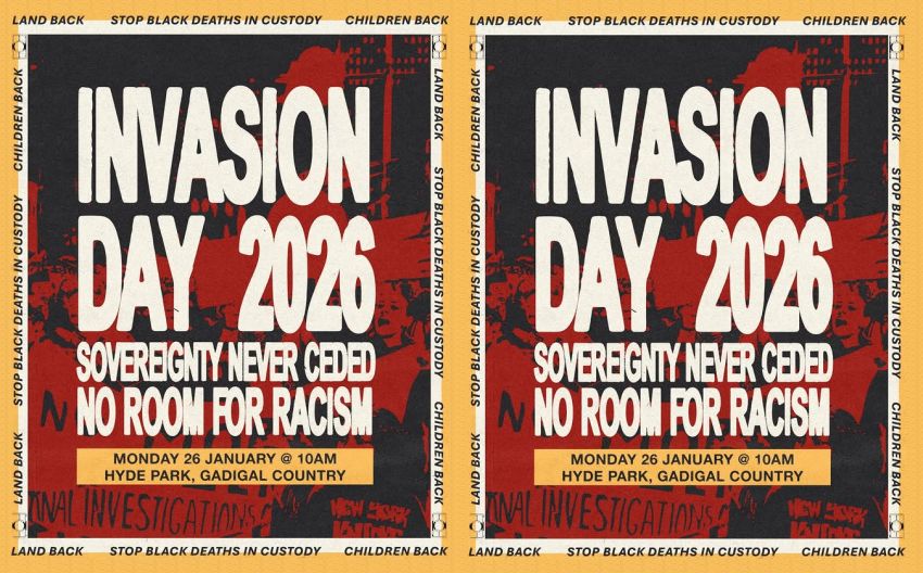 Graphic for event Invasion Day 2026 Gadigal country 26/01/2026