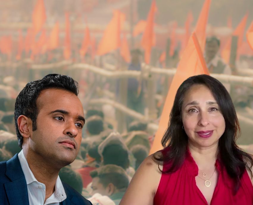 Vivek Ramaswamy and Suhag Shukla 