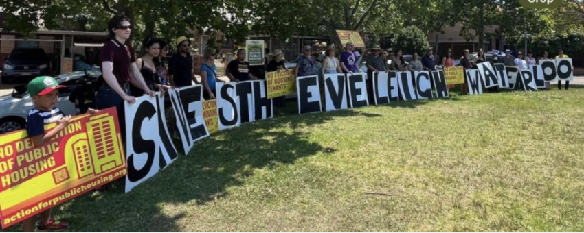 Save South Eveleigh protest