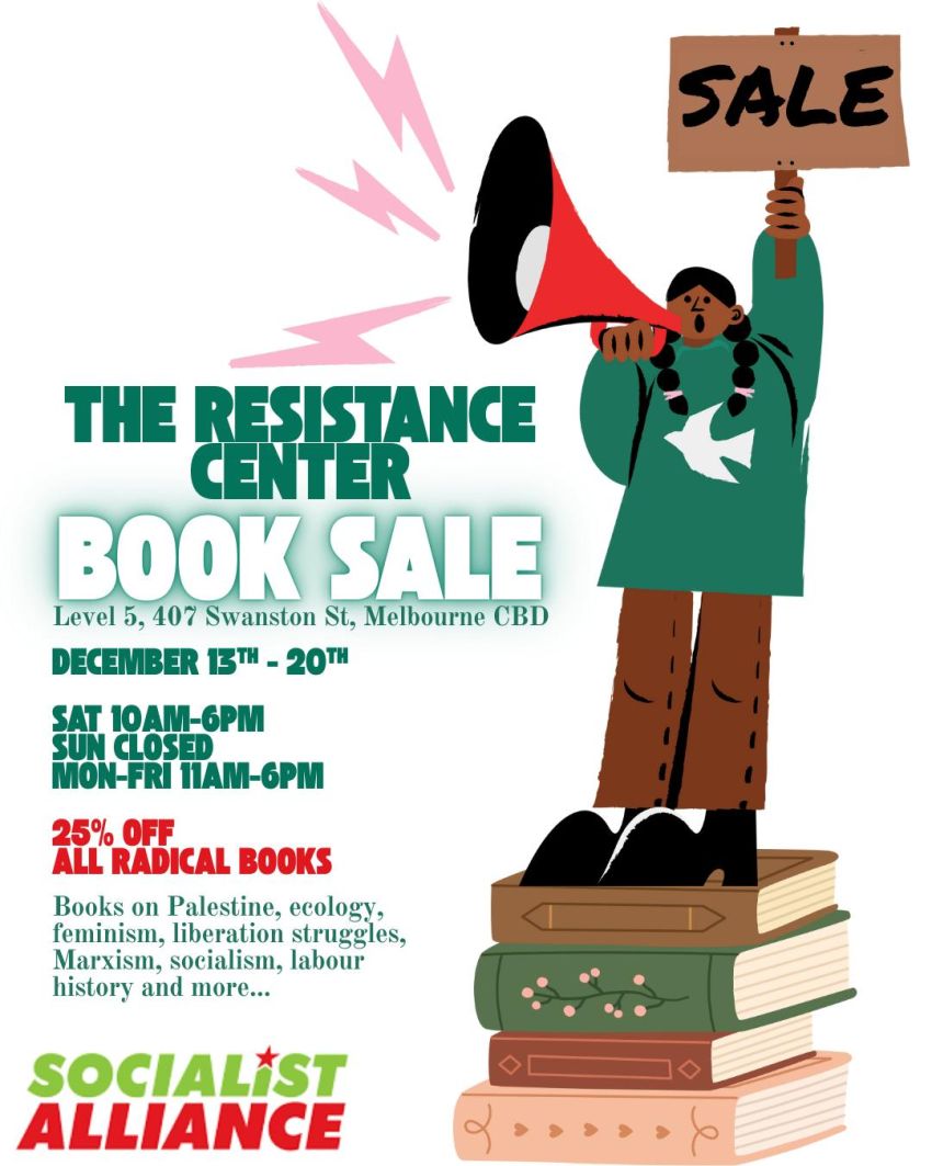 Resistance Centre end of year booksale