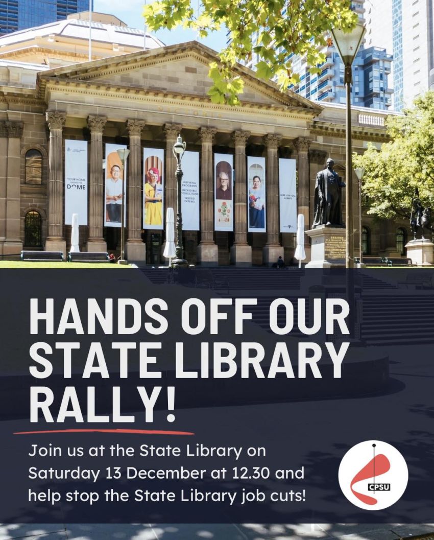 Hands off our state library!
