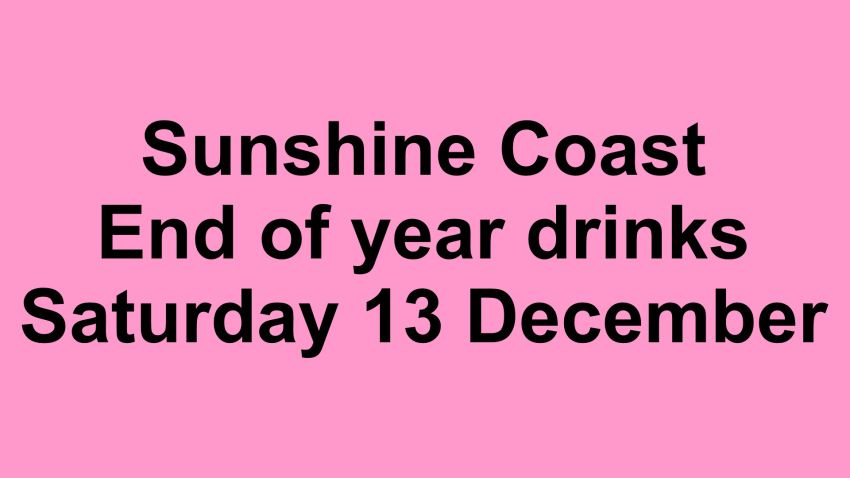 Sunshine Coast EOY Drinks