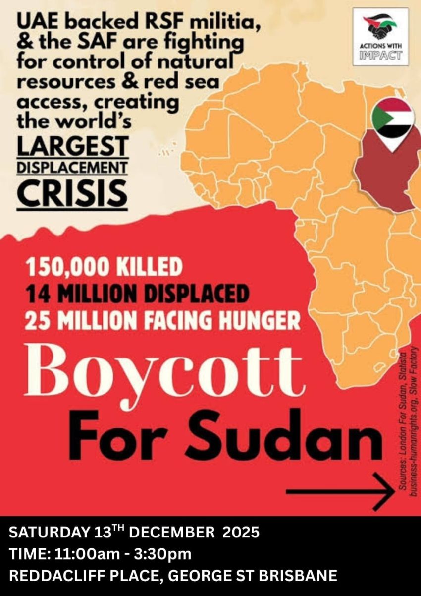 Solidarity with Sudan: December 13