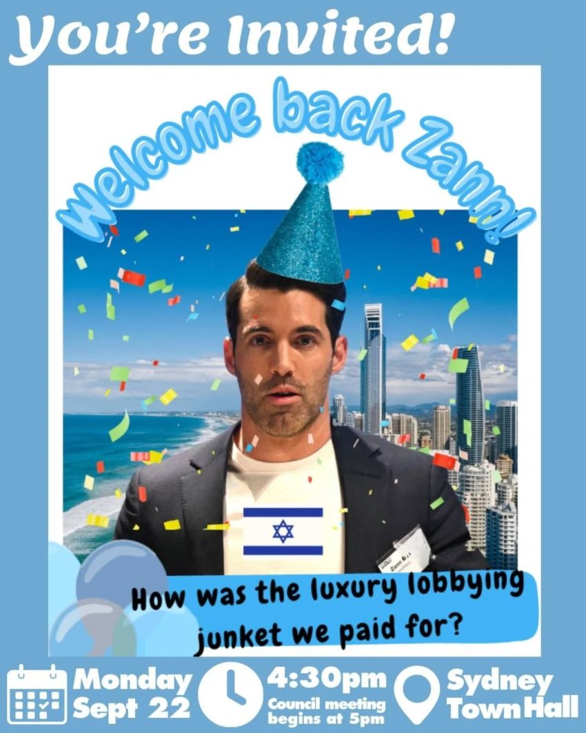 Poster for event Welcome Back Zann, 22/09/2025 Sydney Town Hall