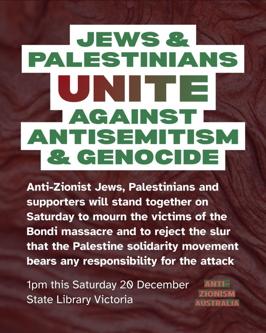 Jews and Palestinians unite against antisemitism and genocide