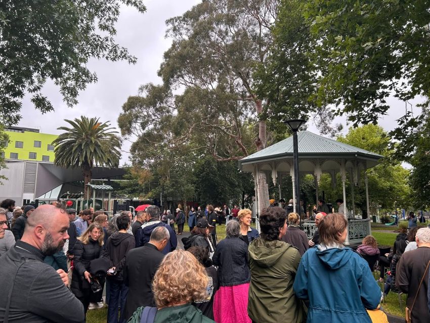 Chanukah vigil in melbourne