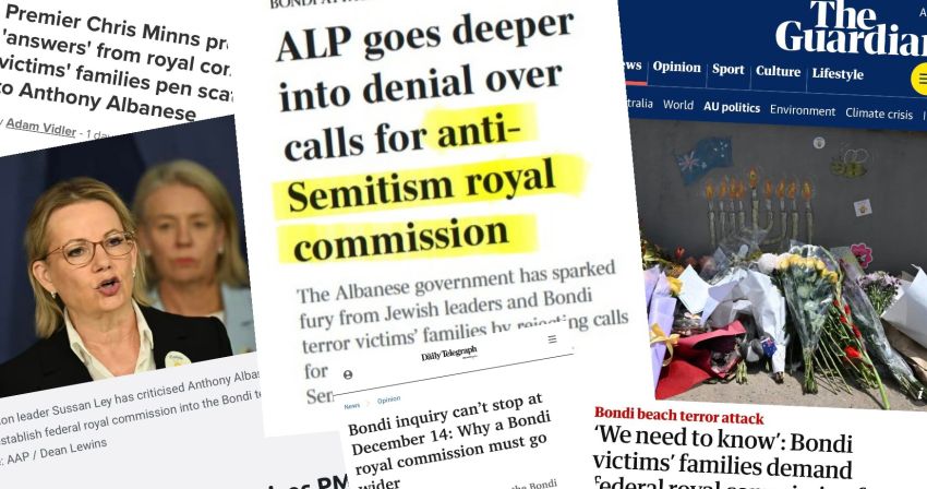 Right wing forces are pushing for a Royal Commission to 'shape understanding' of the Bondi shooting