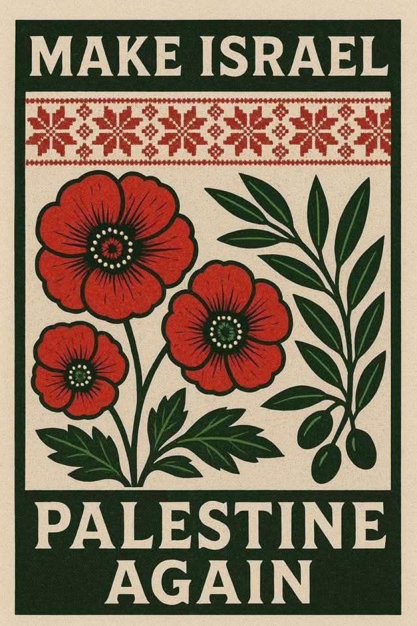 Poster: Make Israel Palestine Again