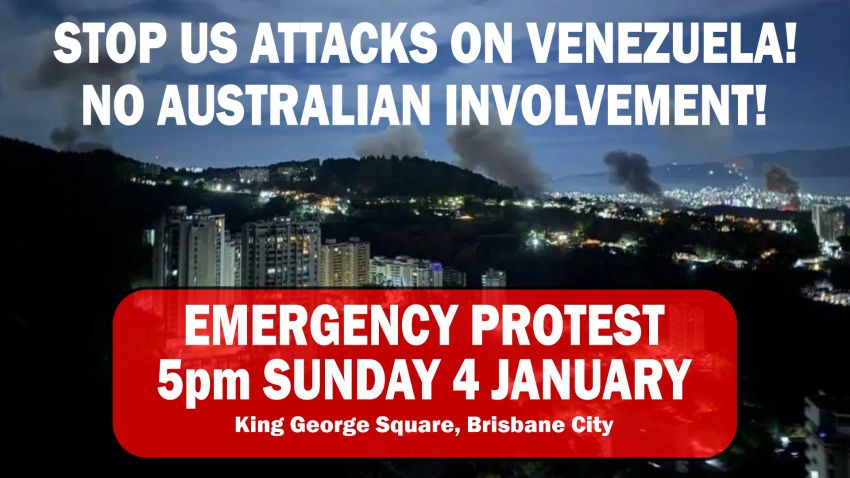 Emergency protest: Sunday 4 January 5pm King George Square