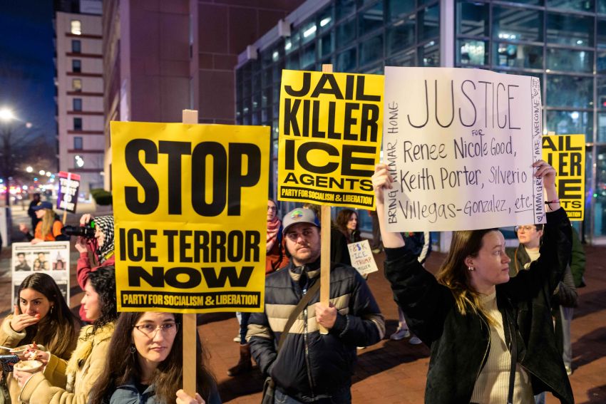 ICE protest Washington DC