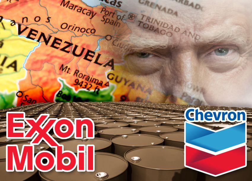 Trump, oil, chevron, exxonmobil, venezuela