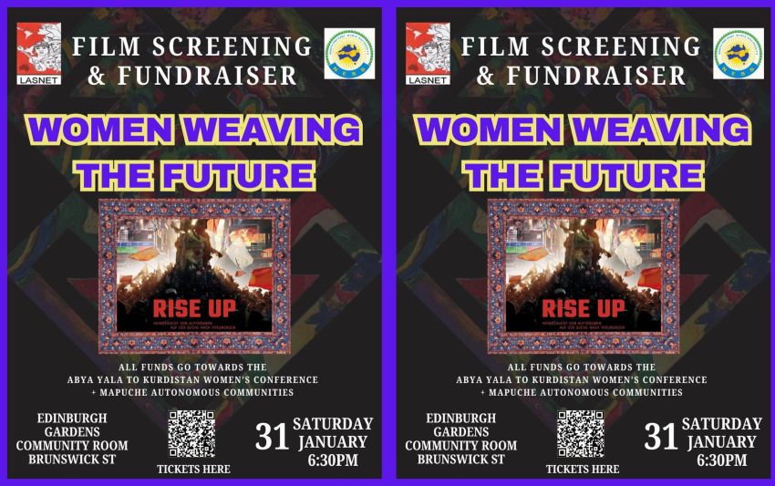 Graphic for event Film screening: Rise Up, 6:30pm 31/01/2026 Edinburg Gardens Community Room, Brunswick St Fitzroy, Naarm