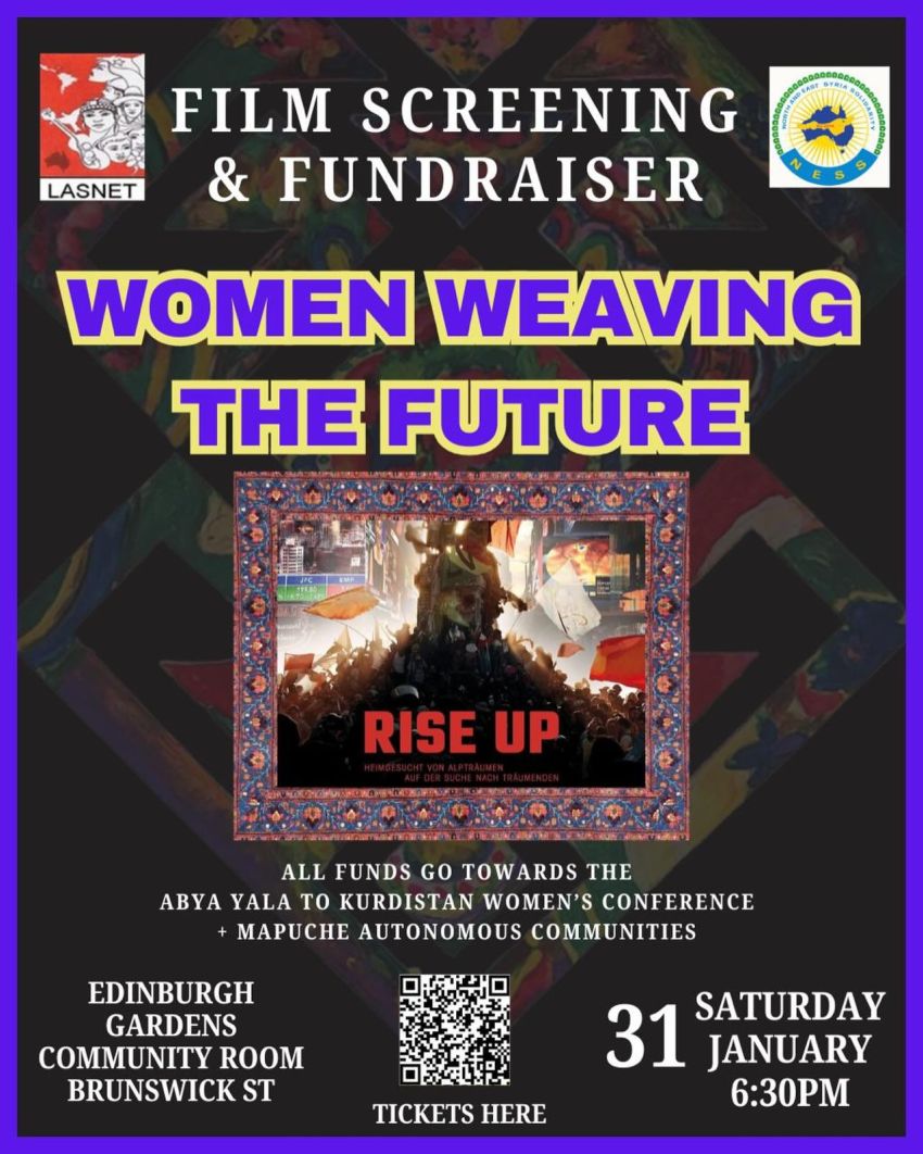 Poster for event Film screening: Rise Up, 6:30pm 31/01/2026 Edinburg Gardens Community Room, Brunswick St Fitzroy, Naarm