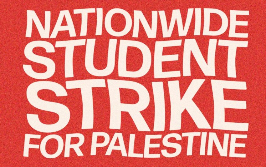 Graphic for event Nationwide Student Strike for Palestine, March 1 2026