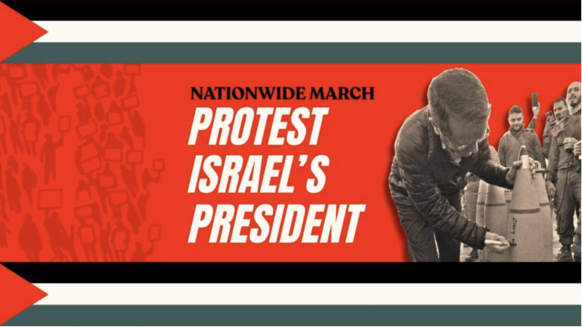 Protest Herzog visit