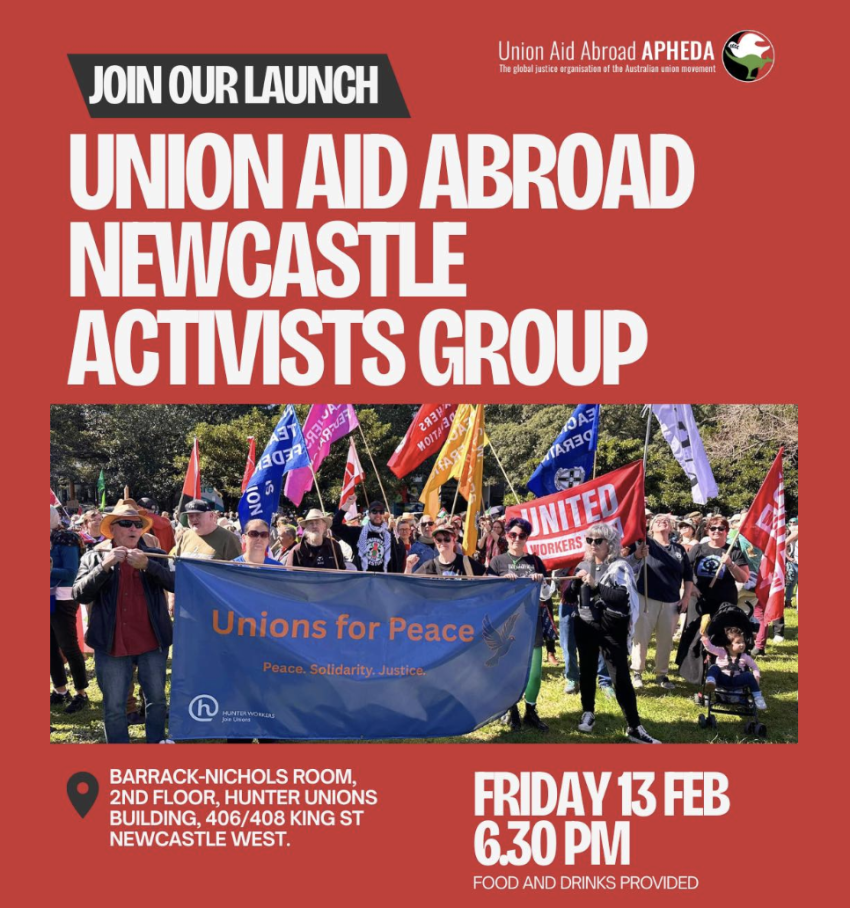 Union Aid Abroad Newcastle