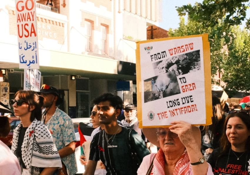 From Warsaw to Gaza, Long live the Intifada, Boorloo/Perth, February 1