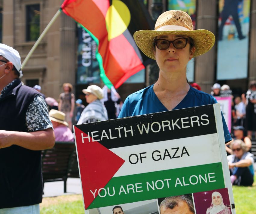 Health worker solidarity, Naarm/Melbourne, February 1