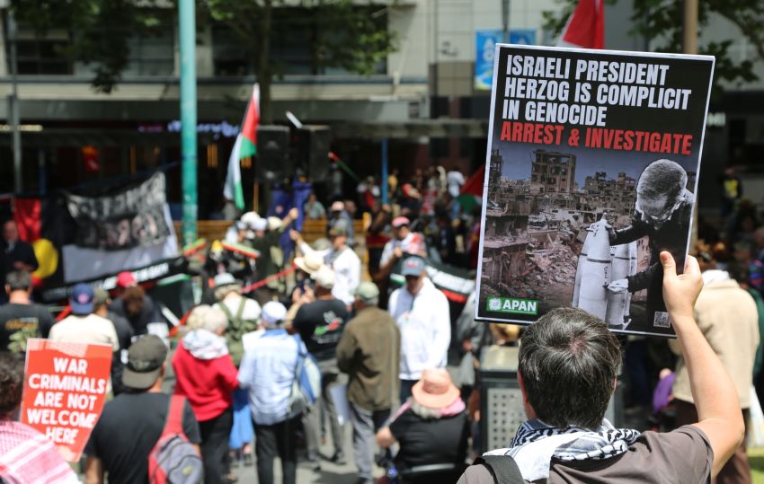 Herzog is complicity, Naarm/Melbourne, February 1