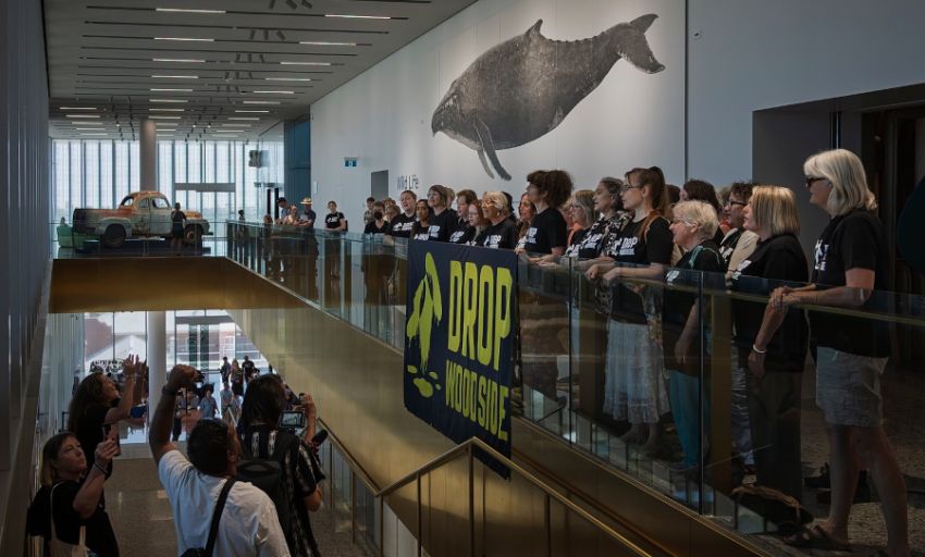 Selfless Orchestra perform for Drop Woodside campaign