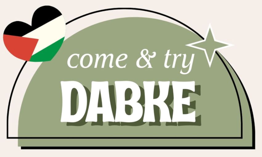 Artwork and graphic for event Come and try Dabke, 7pm-9m 13/02/2026 Waurn Ponds Town Hall, 225 Waurn Ponds Dr, Waurn Ponds VIC 3216