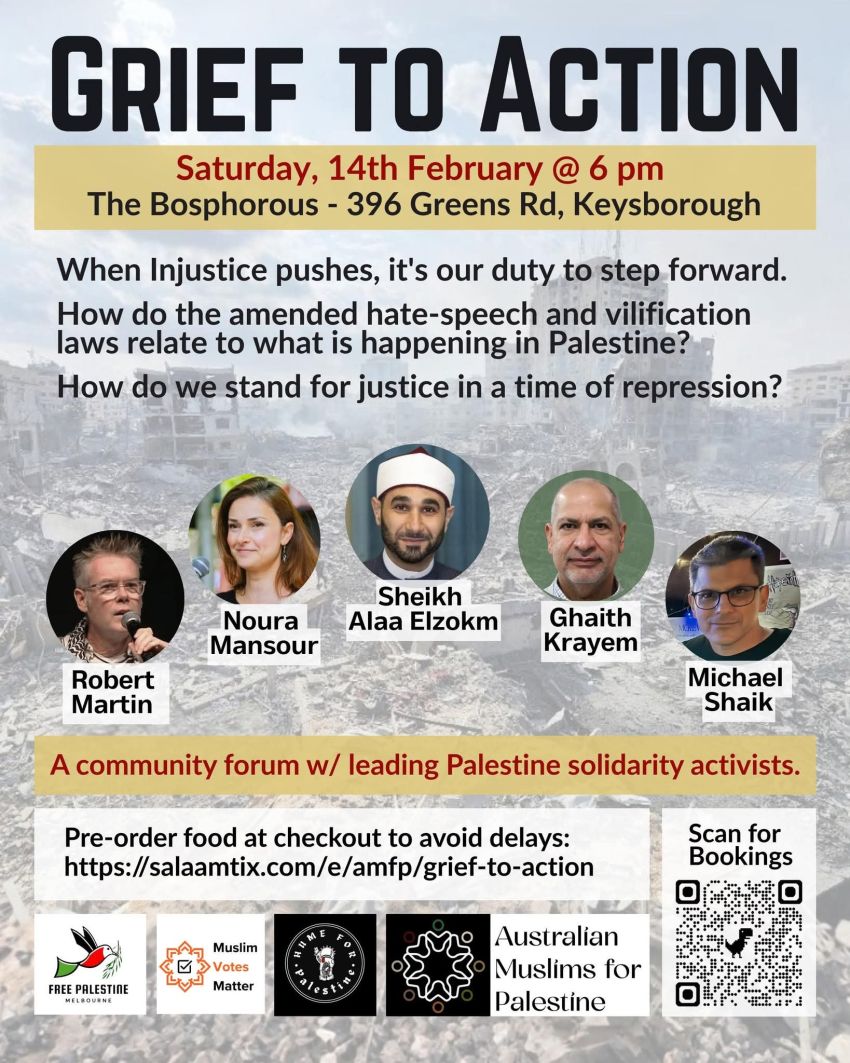 Grief to Action public forum