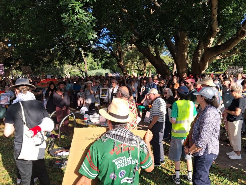 newcastle protest against isaac herzog