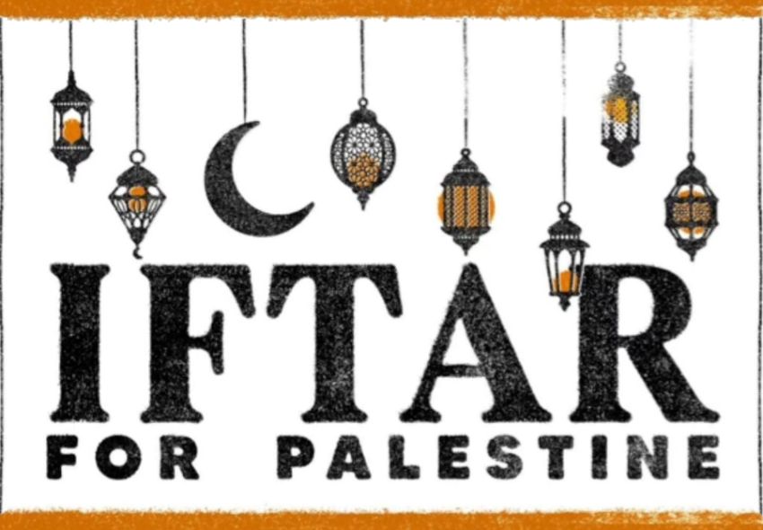 Artwork and graphic for event Iftar for Palestine, 5:30pm 08/03/2026, Queens Gardens, 144 George St, Brisbane City QLD 4000