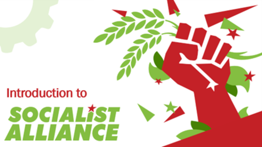Introduction to Socialist Alliance graphic