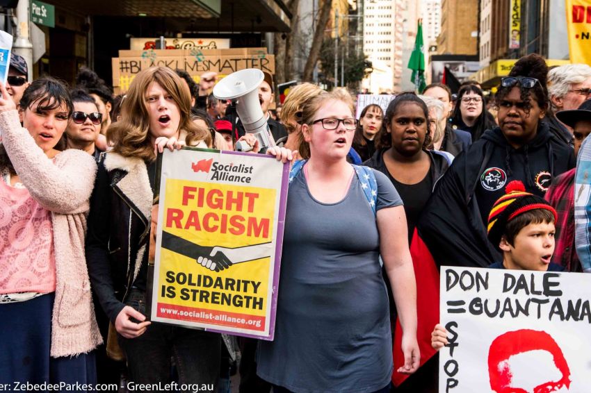 Activists rally against racism