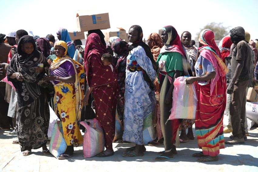 Sudanese refugees in Chad