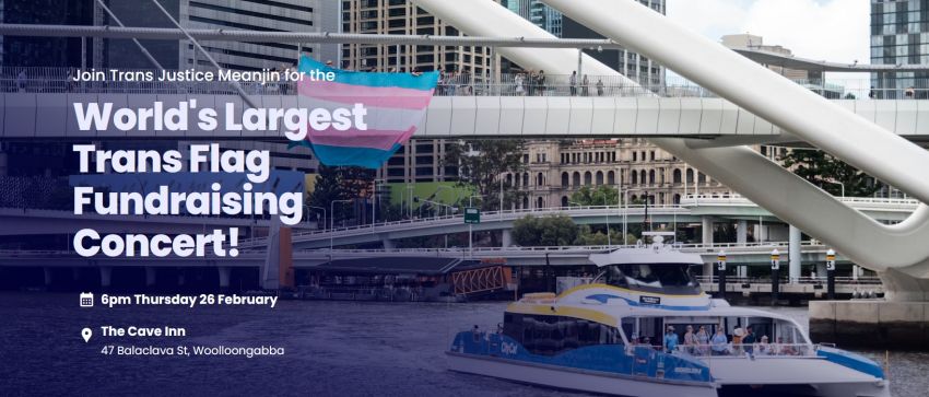 World's Largest Trans Flag﻿ Fundraising Concert!