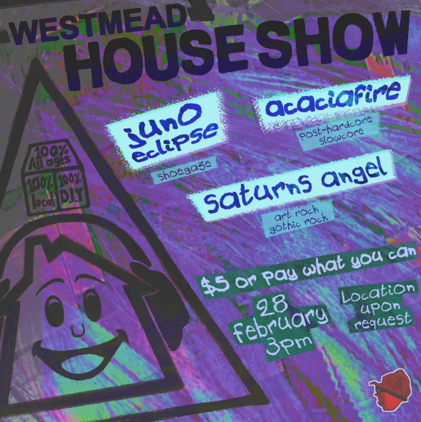 Artwork and graphic for event Westmead House Show, 3pm 28/02/2026 Westmead
