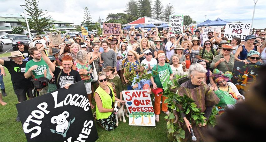 Climate Justice Alliance - Northern Rivers protest