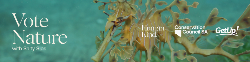 Artwork and graphic for event Help make a 'Vote Nature' human sign, 7am-7:30am 11/03/2026 Grange Beach, Esplanade, Grange, SA 5022