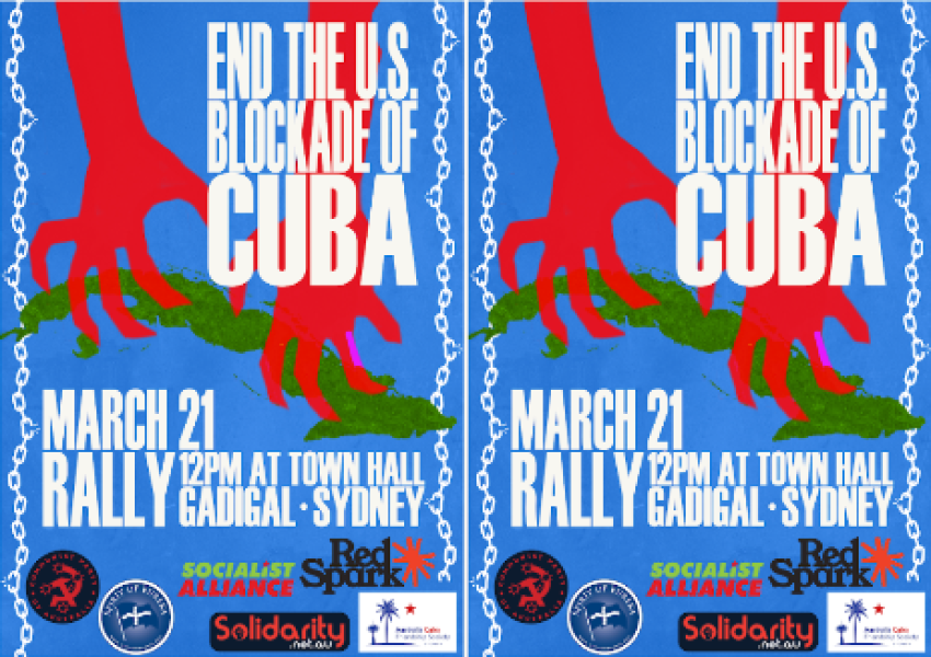 End US blockade of Cuba