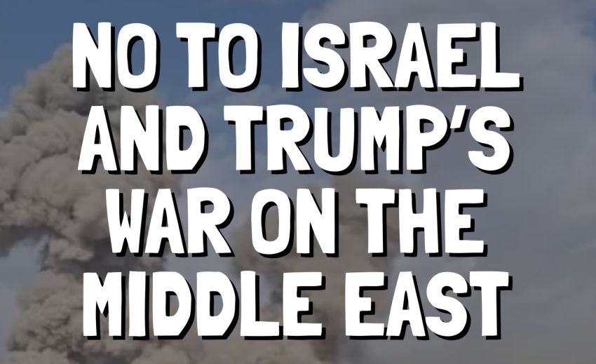 Artwork and graphic for event NO to Israel and Trump's War on the Middle East – Cut the US-AUS alliance – March for Palestine, 4pm 08/03/2026 Forrest Place, Forrest Pl, Boorloo WA 6000