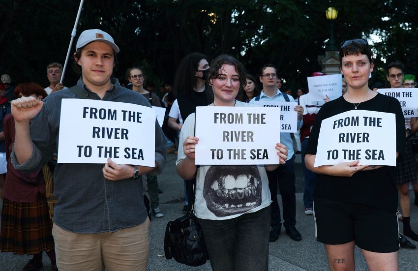 Students for Palestine, Magan-djin/Brisbane, March 3