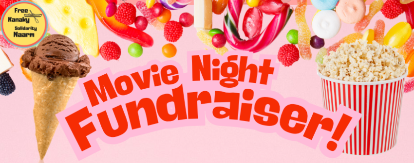 Artwork and graphic for event Free Kanaky Solidarity Naarm – Movie Night Fundraiser, 5pm-9pm 21/03/2026 Docklands, Naarm (Melbourne) VIC 3005