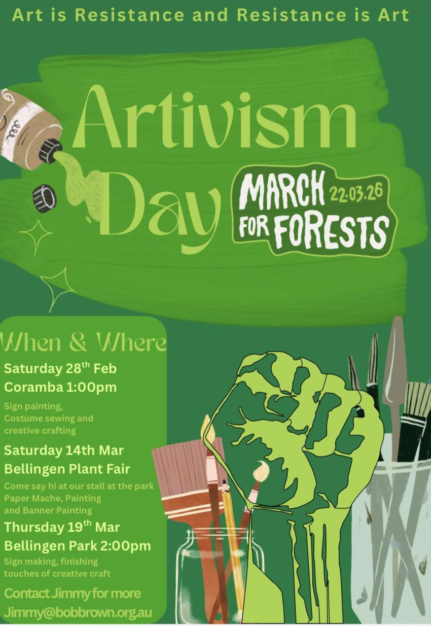 March for Forests Artivism Days in Belligen poster