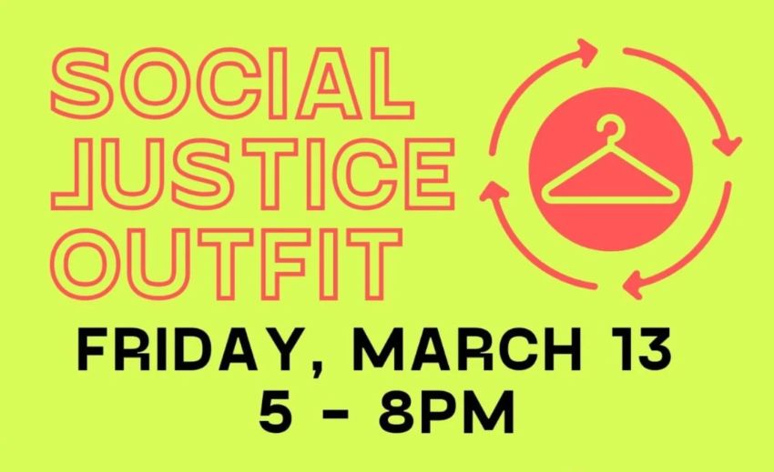 Artwork and graphic for event Social Justice Outfit: An evening of vintage clothing and craftivism, 5pm-8pm 13/03/2026 Wellington St Neighbourhood House, 7 Wellington St, Montmorency VIC 3094