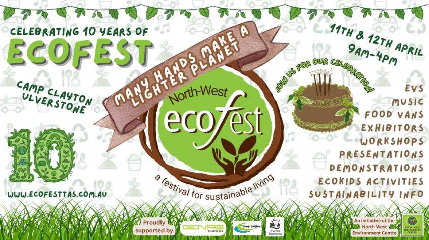 A banner with information about Ecofest 2026