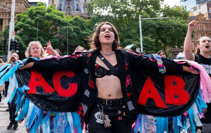 PiP protest Zeb Parkes