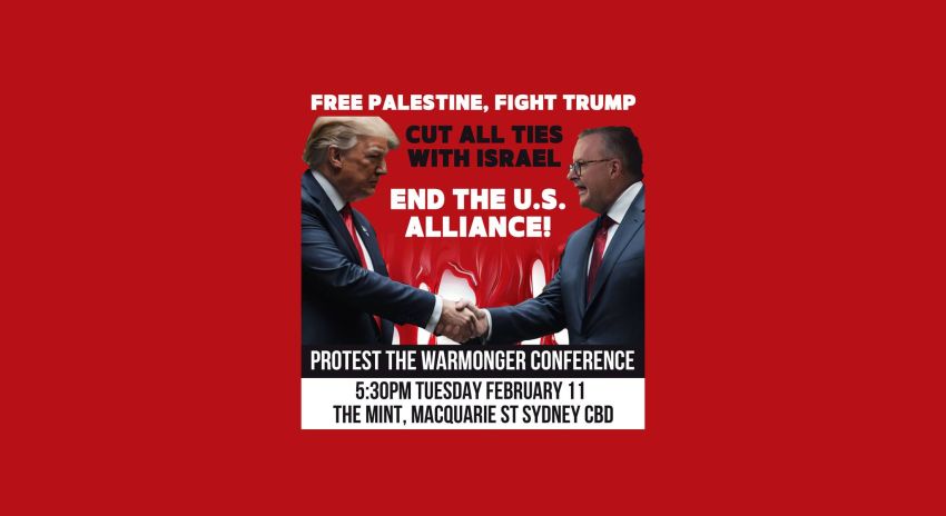 Protest the warmonger conference