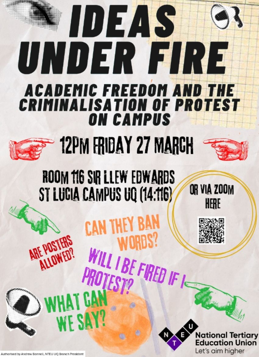 Ideas under Fire: Academic Freedom and the Criminalisation of Protest on Campus