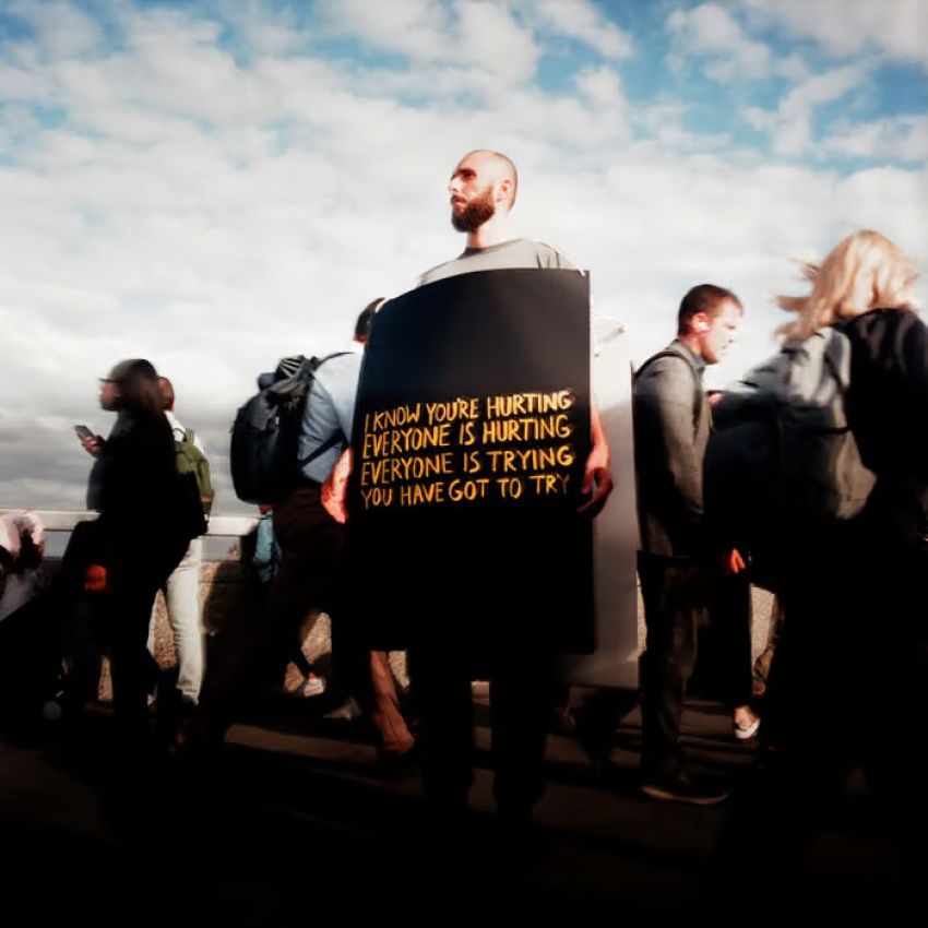 JOSHUA IDEHEN - I KNOW YOU'RE HURTING, EVERYONE IS HURTING, EVERYONE IS TRYING, YOU HAVE GOT TO TRY album artwork