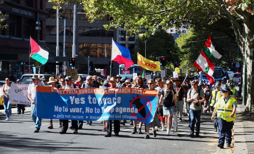 palm sunday march sydney