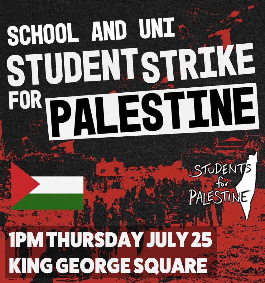 School and uni strike for Palestine