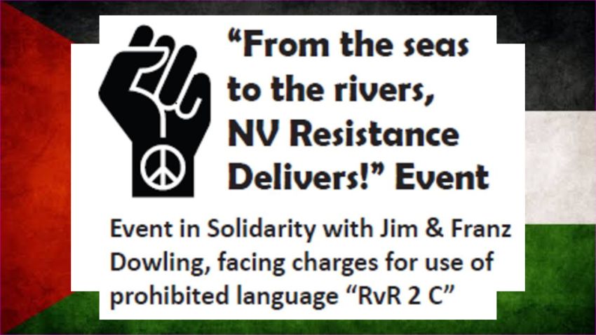 Artwork and graphic for event Non Violent Resistance Delivers event, 7:30pm 10/04/2026
